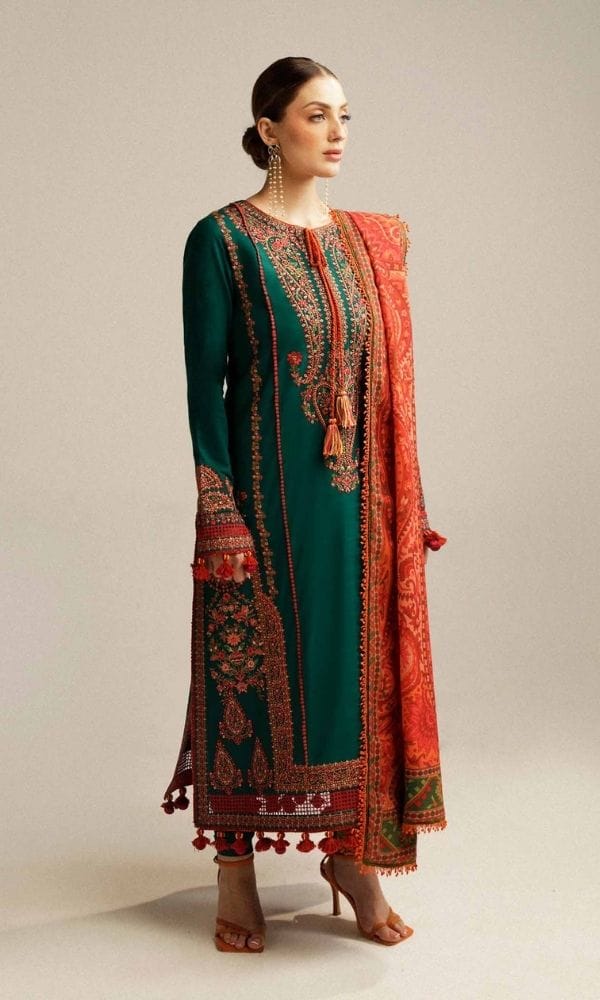 Hussain Rehar Summer Lawn Collection 2026 – Premium Embroidered 3 Piece Suit