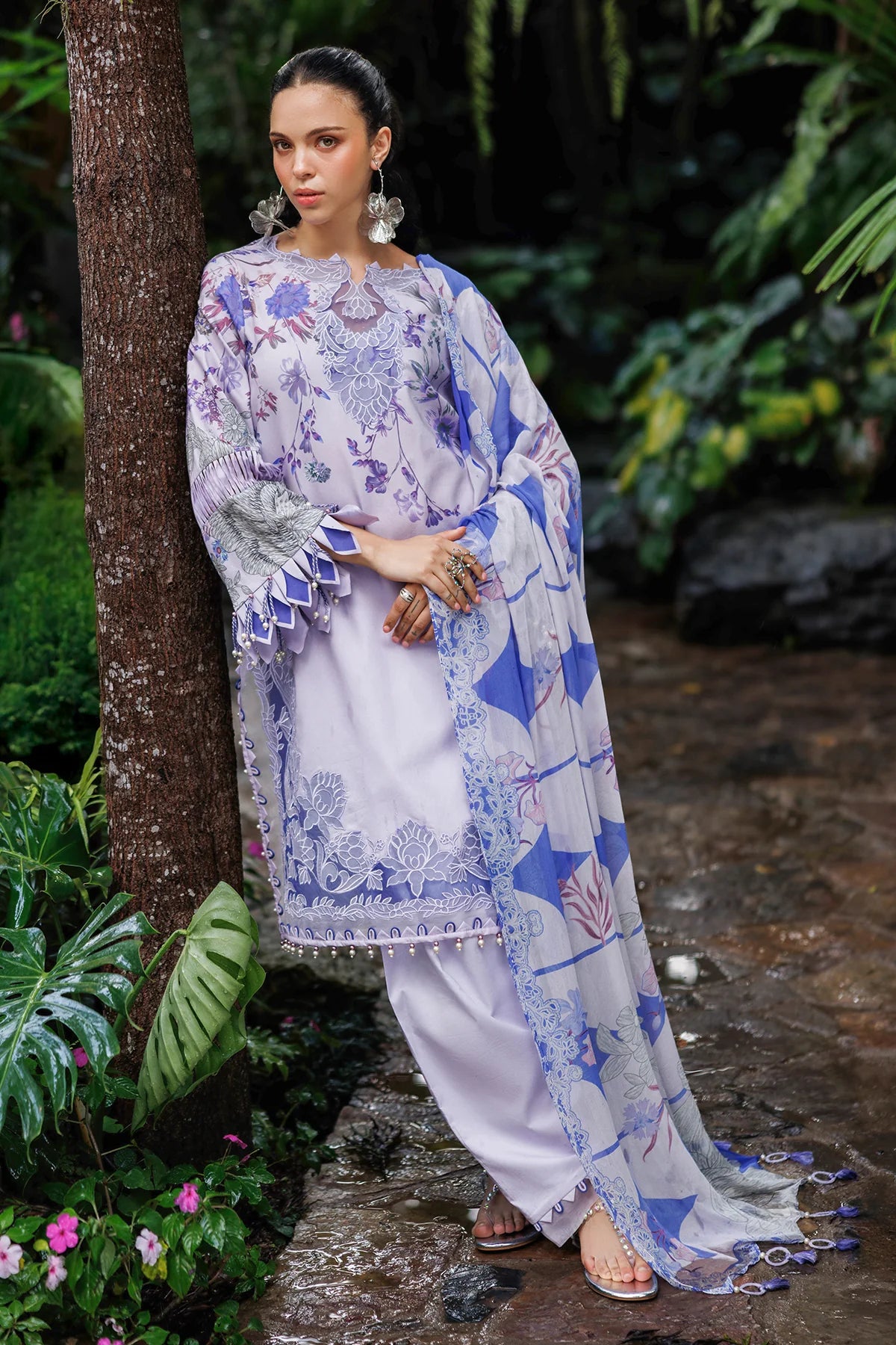 3-PC Unstitched Embroidered Karandi Collection