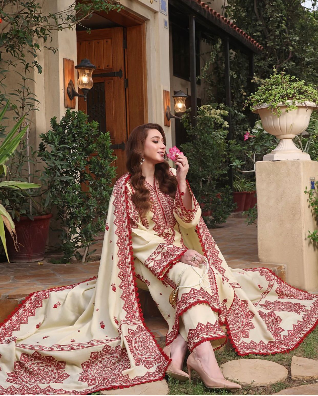 Aneela's Summer Lawn Collection 2026 – Premium Embroidered 3 Piece Suit