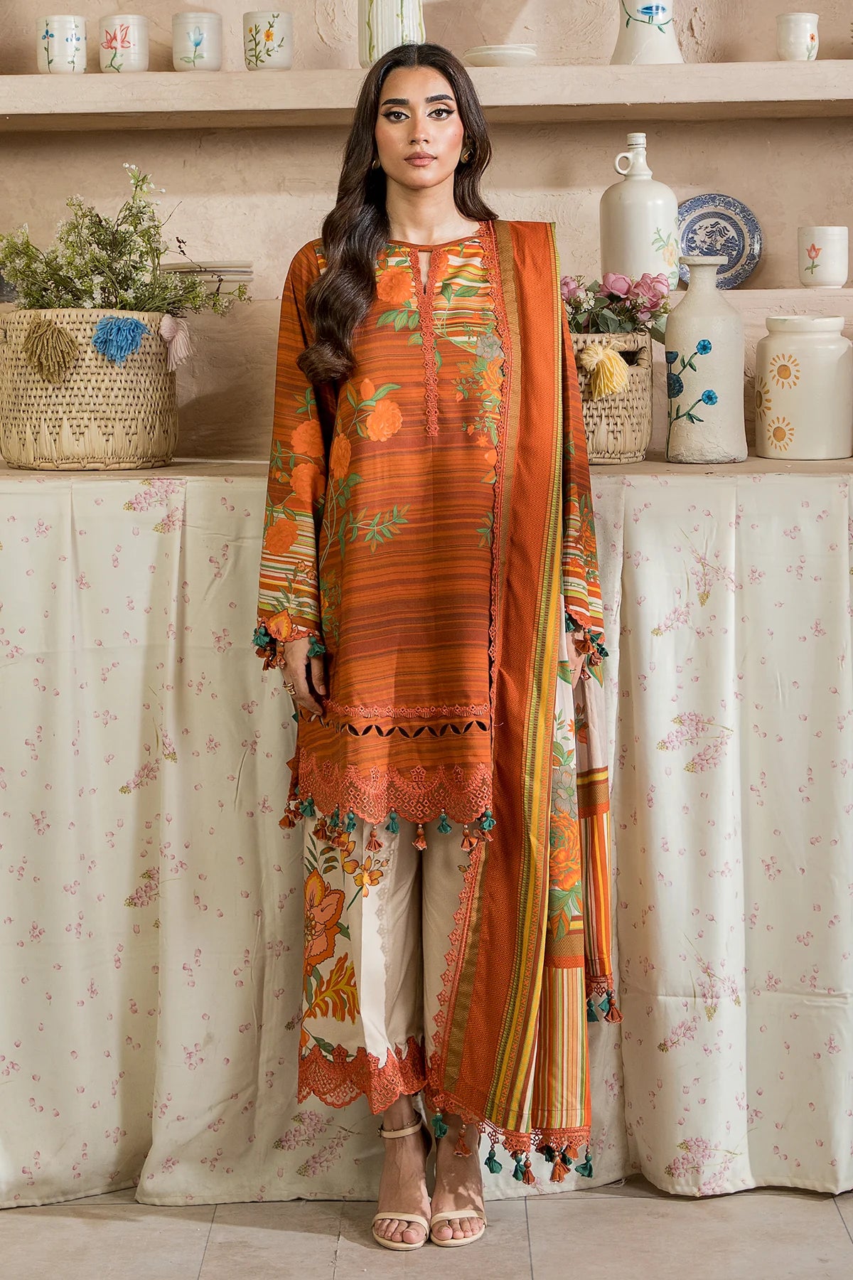 3-Pc Unstitched Staple Suit