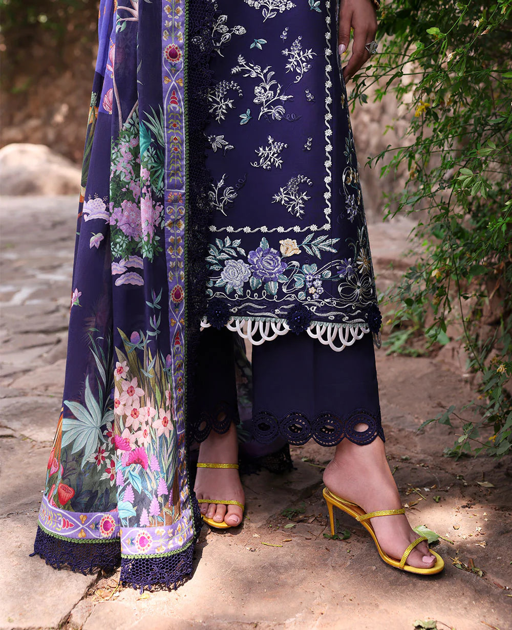 MARIA B Winter 2026 | Dhanak 3PC Heavy Embroidered Ensemble