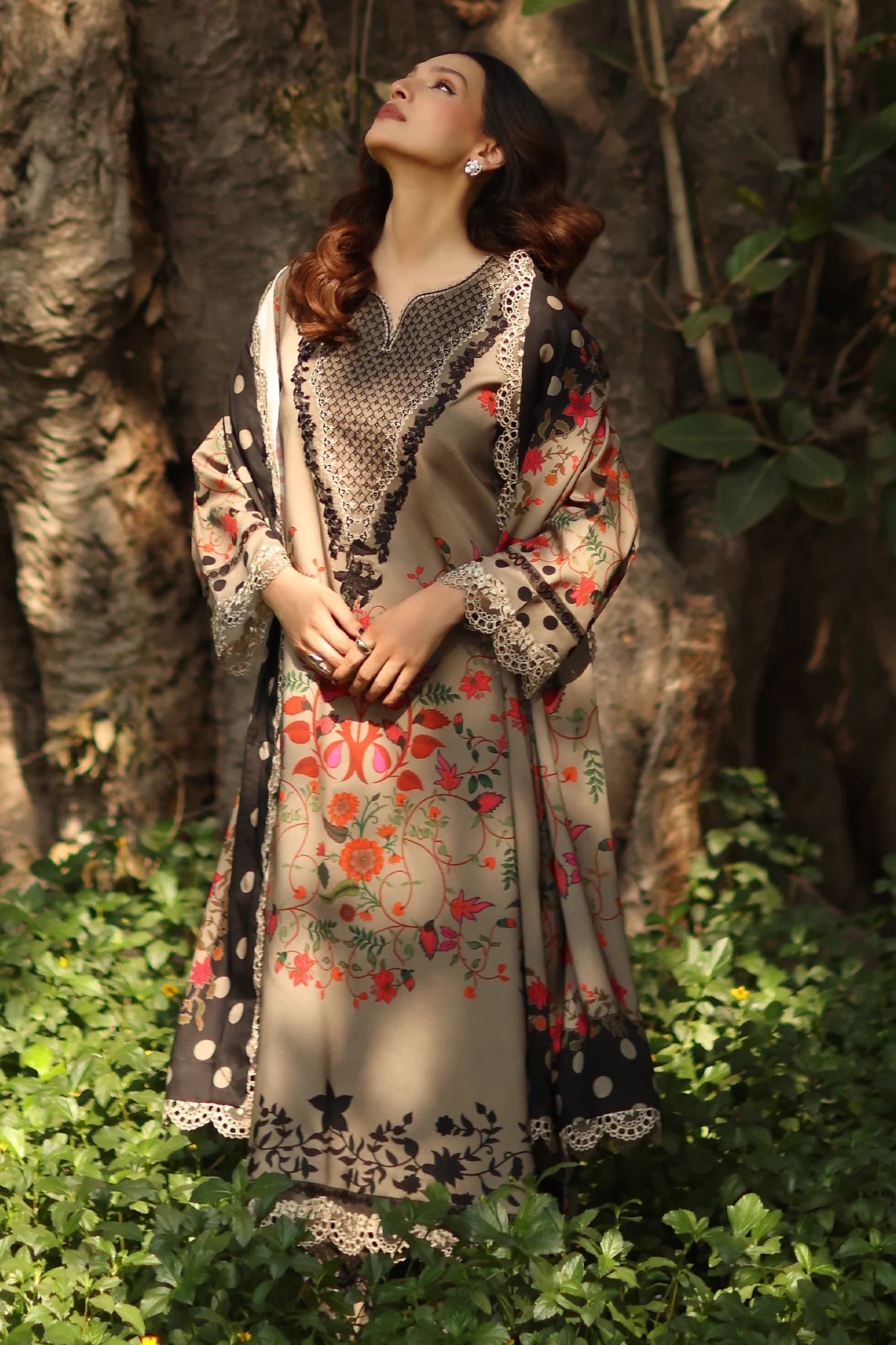 3-PC Unstitched Embroidered Linen Collection