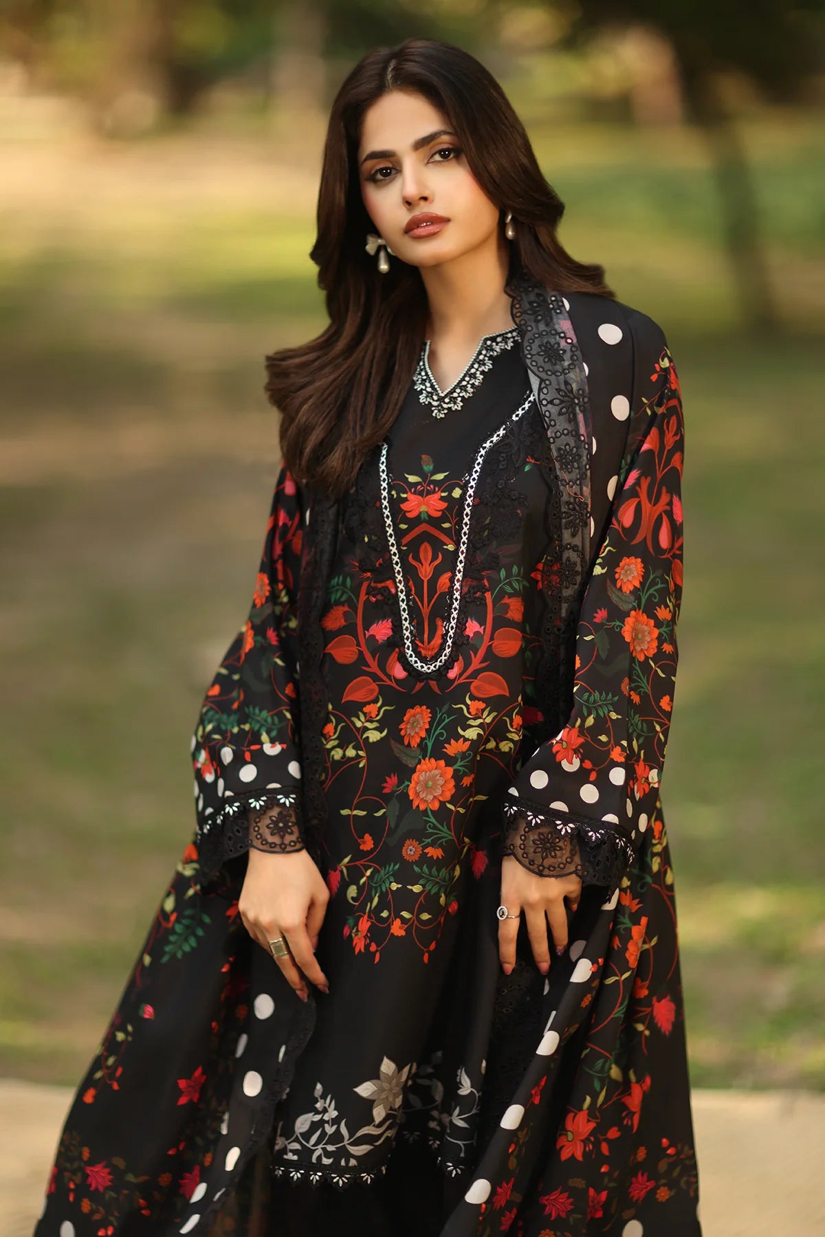 3-PC Unstitched Embroidered Linen Collection