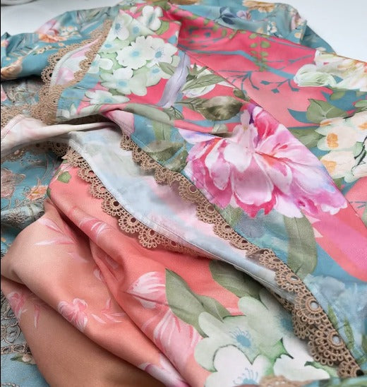 02PC & 03PC Digital Print Doria Linen with Luxury Emb