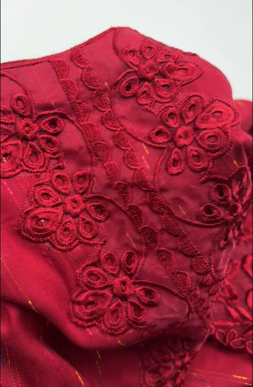 EiD Sale - Stitched UnStitched 2-PC High Quality Self Jacquard Lawn