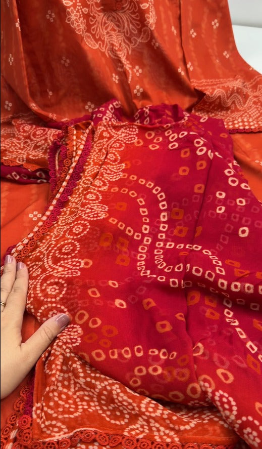 Chunri Style 2PC & 3PC Premium Quality Lawn