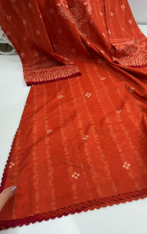 Chunri Style 2PC & 3PC Premium Quality Lawn