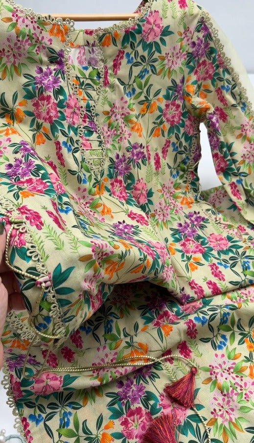 Stock Clearance Sale 2PC Premium Quality Doria Lawn