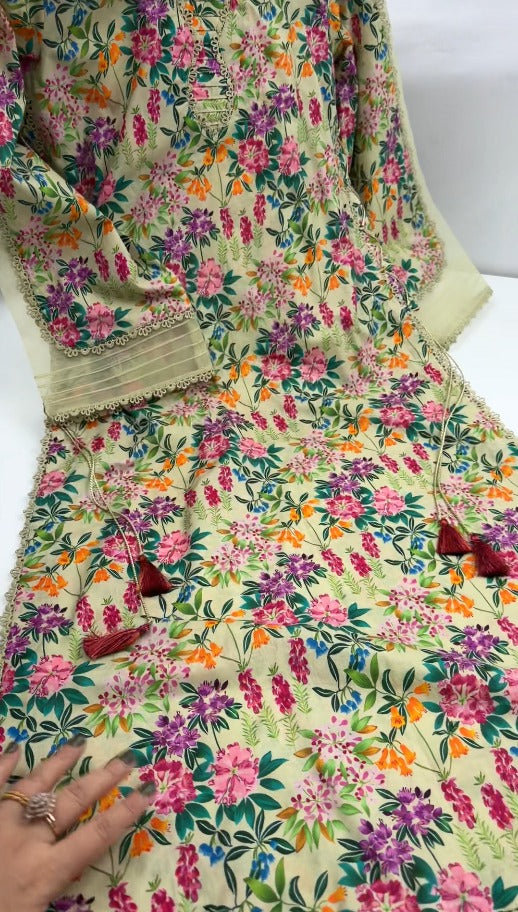 Stock Clearance Sale 2PC Premium Quality Doria Lawn