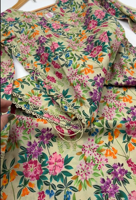 Stock Clearance Sale 2PC Premium Quality Doria Lawn